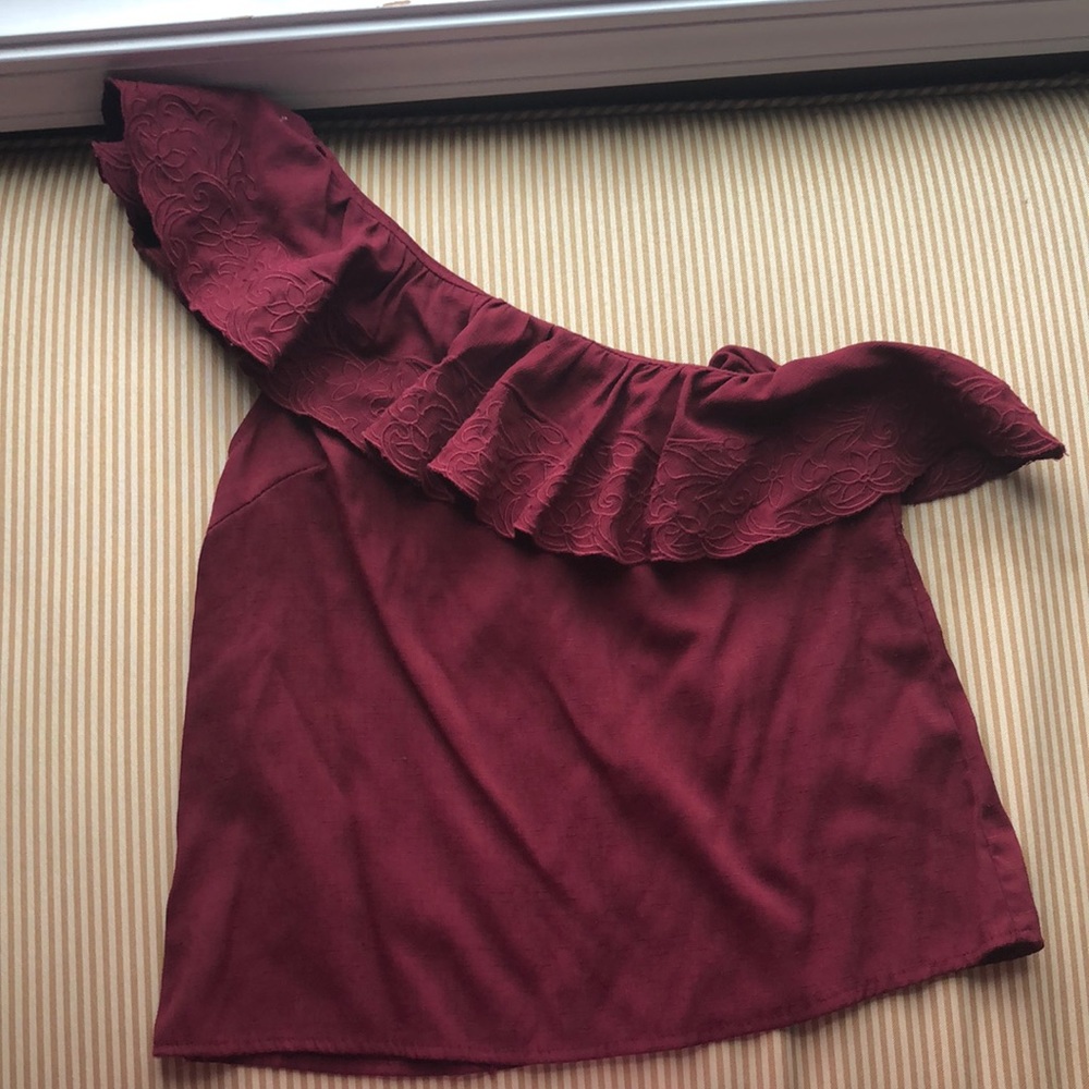 One shoulder blouse from Francesca’s